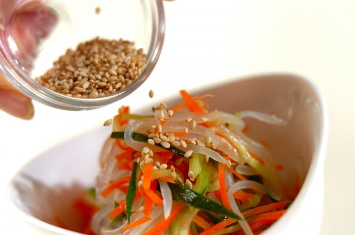 しらたきのヘルシーサラダの作り方3