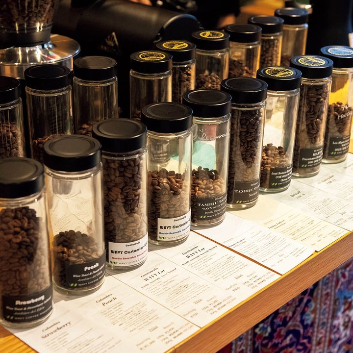 東京〈ウェービーコーヒーロースターズ〉店内