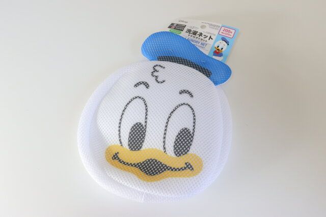 洗濯ネット、マチ付ダイカット（ドナルドダック）