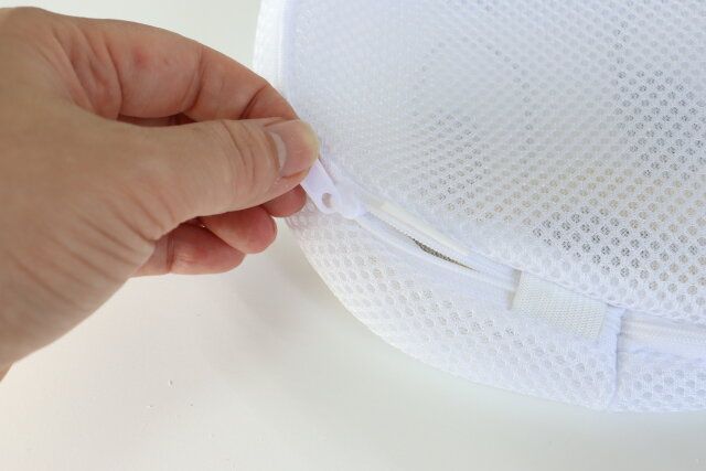 洗濯ネット、マチ付ダイカット（ドナルドダック） ファスナー