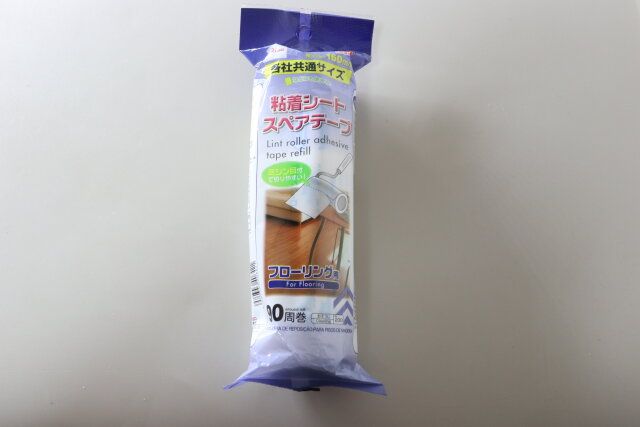 粘着シートスペアテープフローリング用ミシン目付 パッケージ