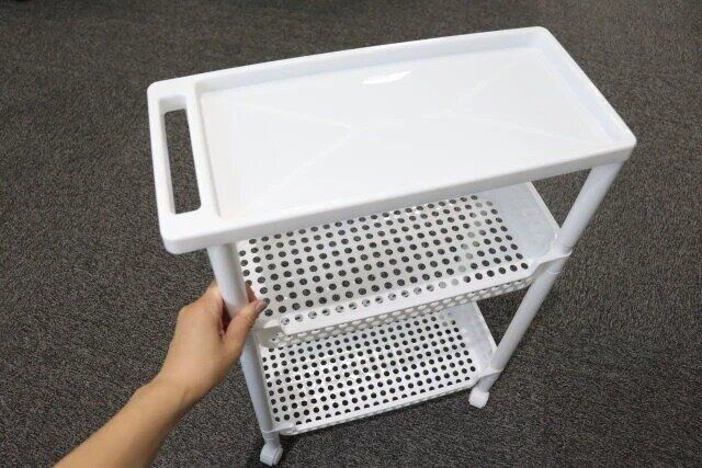 ダイソーの組み立て式ラック（3段、ワイドタイプ）1