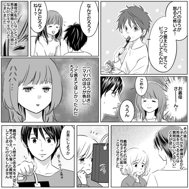 「パパとママどっちが好き？」