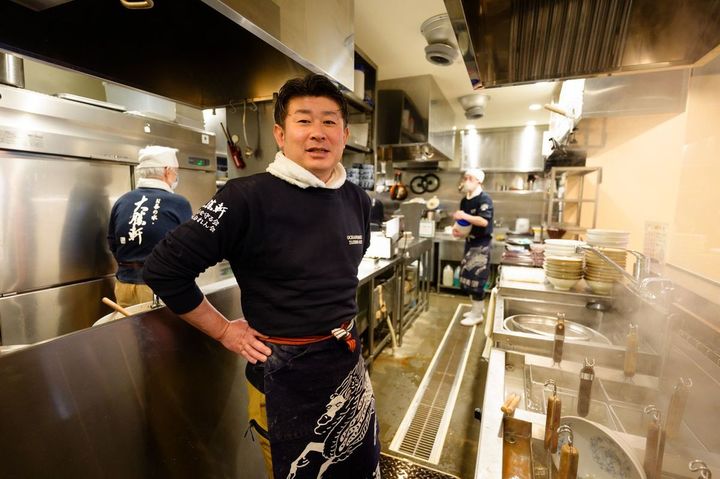 「お茶の水、大勝軒」の田内川さん
