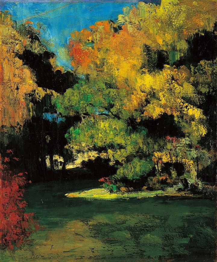 ポール・セザンヌ《林間の空地》1867 公益財団法人諸橋近代美術館