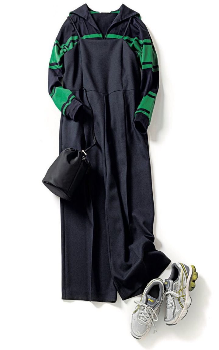 オールインワンのショッピングコーデ