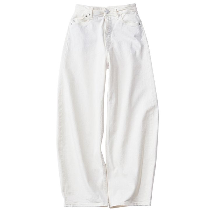 ヤヌークのカーブ型のホワイトデニム