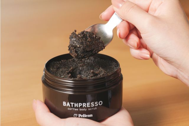 本物のコーヒー素材を活用！持続可能な社会に貢献した、ボディスクラブ