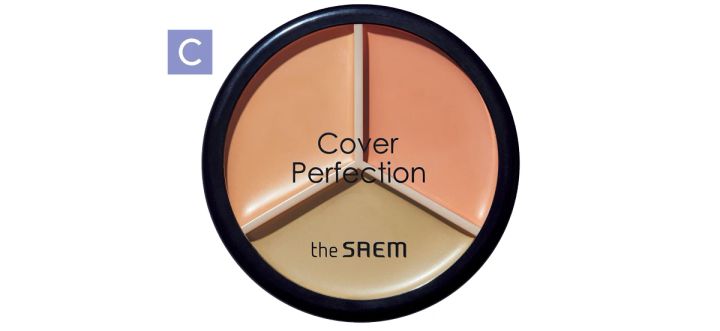 【ギュテさん愛用コスメ】ザセム カバーパーフェクション トリプル ポット コンシーラー 01 ¥1660／コーワ商事