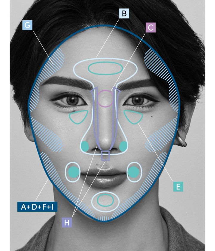 ギュテ（GYUTAE）さんの“完全無欠のAI肌”ベースメイクMAP