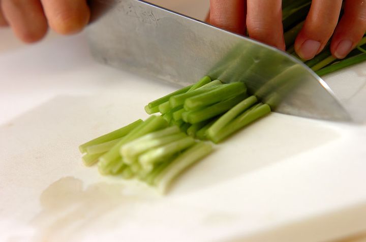 万能ネギのサラダの作り方1