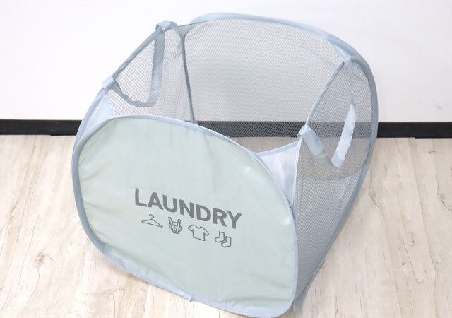 ダイソー ランドリーバッグ（ロゴ）