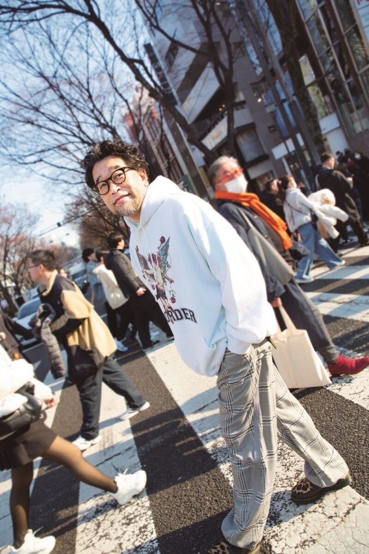 原宿を歩く槇原敬之さん