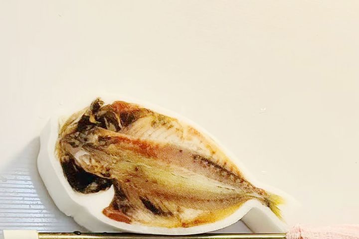 まるで干物！？ユニークなバスアイテム