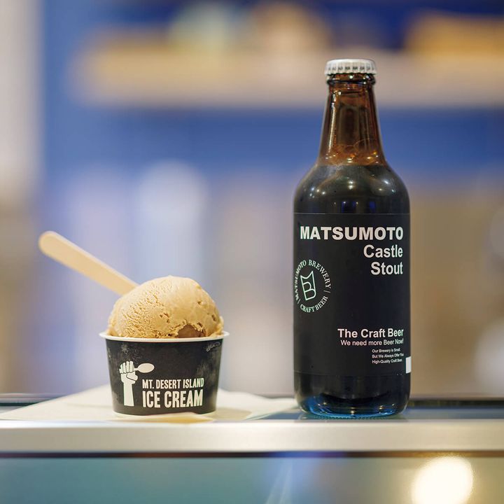 長野〈MT.DESERT ISLAND ICE CREAM〉スタウトビールアイス