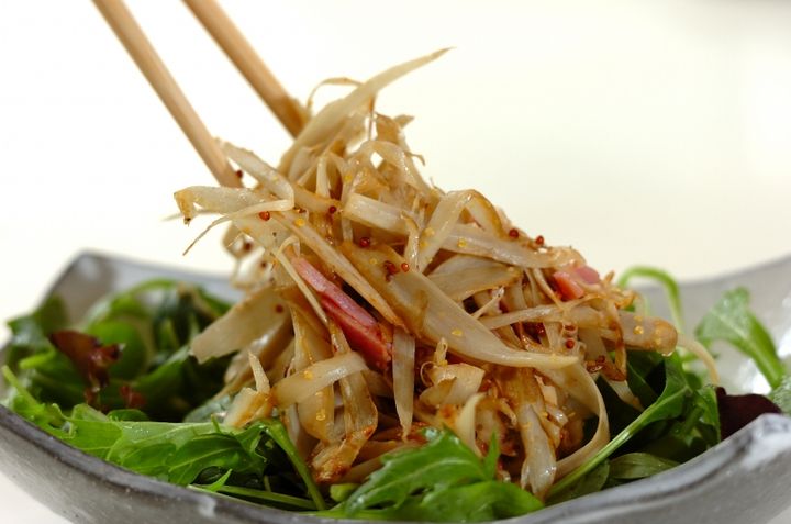 ゴボウとベーコンのサラダの作り方3