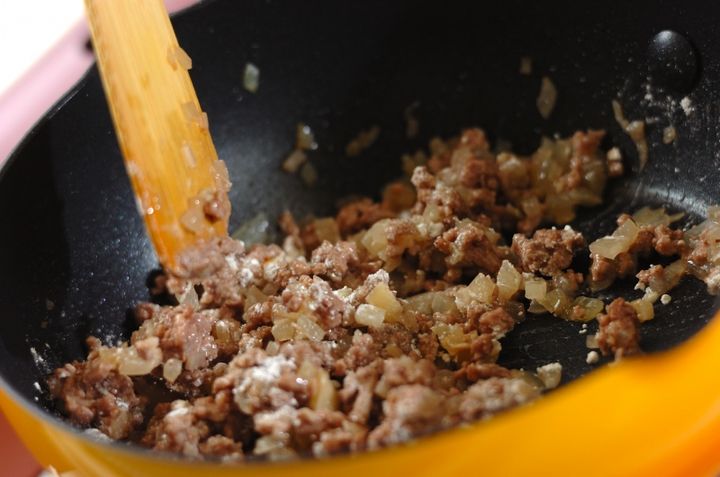 温泉卵のせミートドリアの作り方1