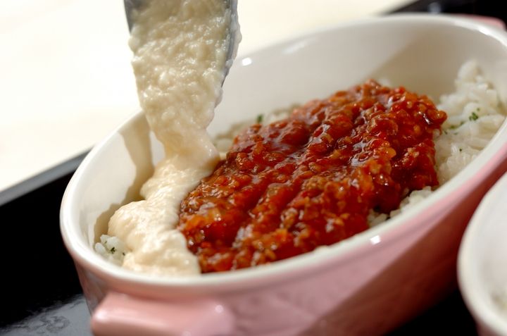 温泉卵のせミートドリアの作り方3