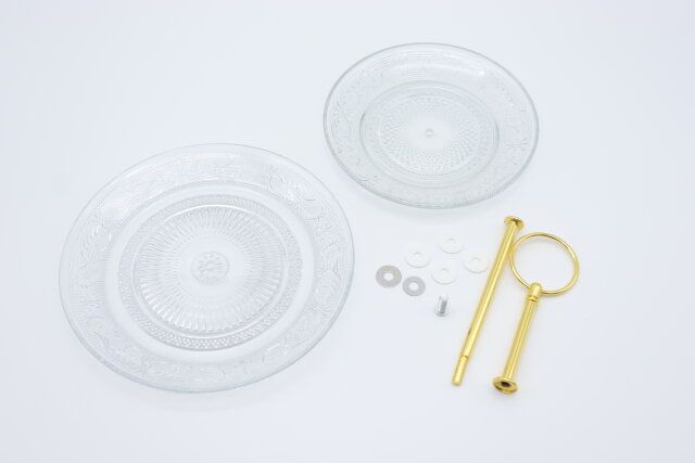 スリーピーのガラスプレート2段のセット内容