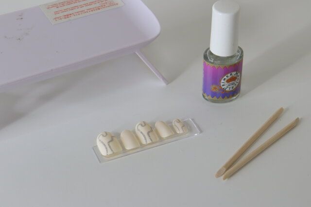 ダイソーの作業しやすいネイルチップ用クリアプレート（20枚）