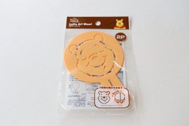 セリアのプーさん ラテアートシートのパッケージ