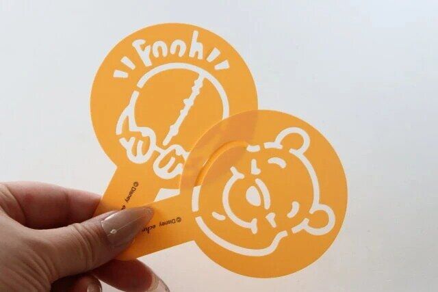 セリアのプーさん ラテアートシートはおうちカフェにおすすめ