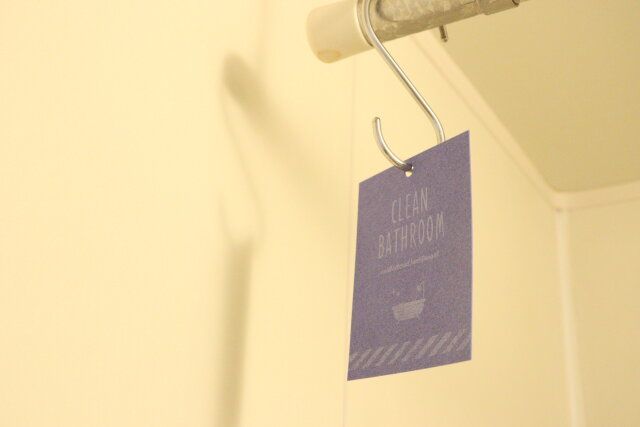 気化消色性抗菌防カビシート お風呂場用 使用例