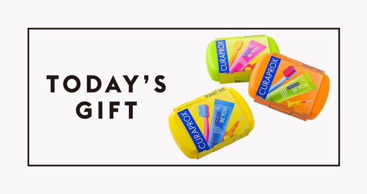 〈CURAPROX〉の歯ブラシトラベルキット