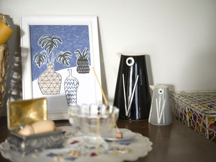 さとこのこだわりが感じられるキュートな小物たち。