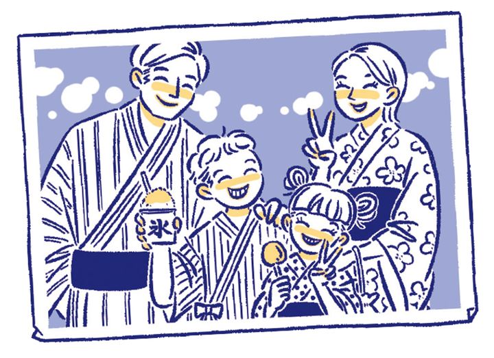 Q3、夏祭り。写真を撮った後、一人が迷子に。はぐれたのは？