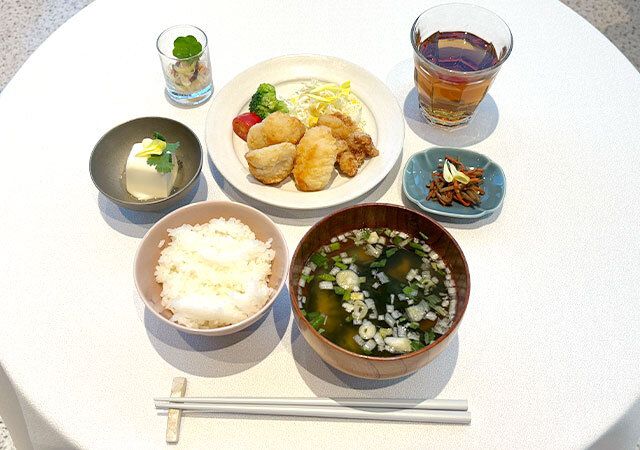 セブンからあげ試食会オリジナル食卓作り体験