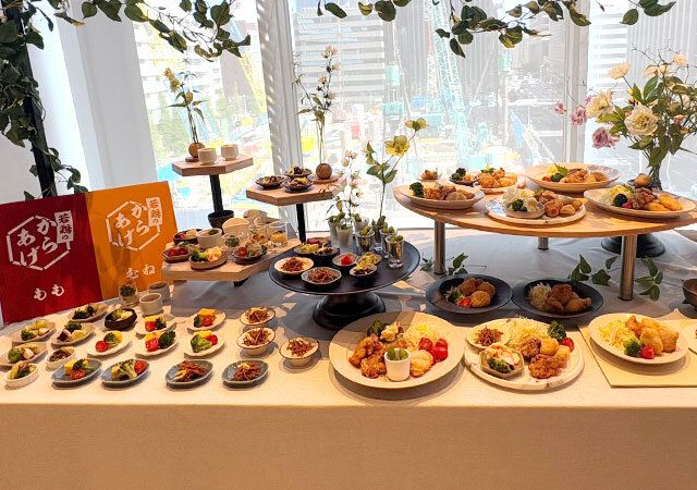 セブンからあげ試食会オリジナル食卓