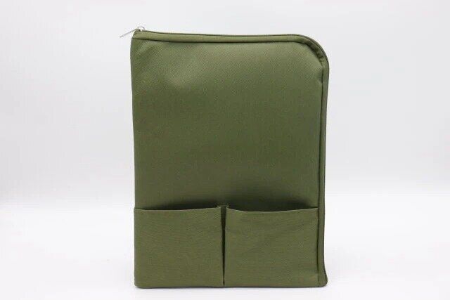 バッグインバッグ（3ポケット、A4、グリーン）