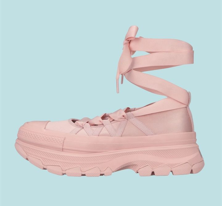 【4/25発売】コンバースからバレエシューズをモチーフにした厚底シューズが登場♡