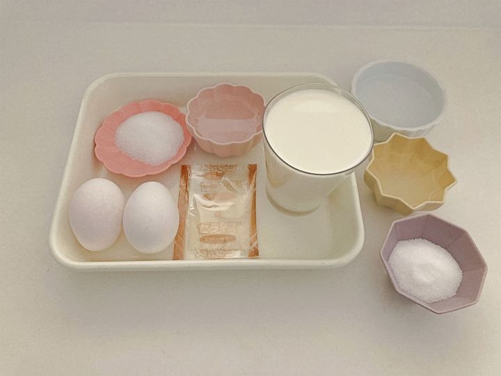 タッパープリンの材料