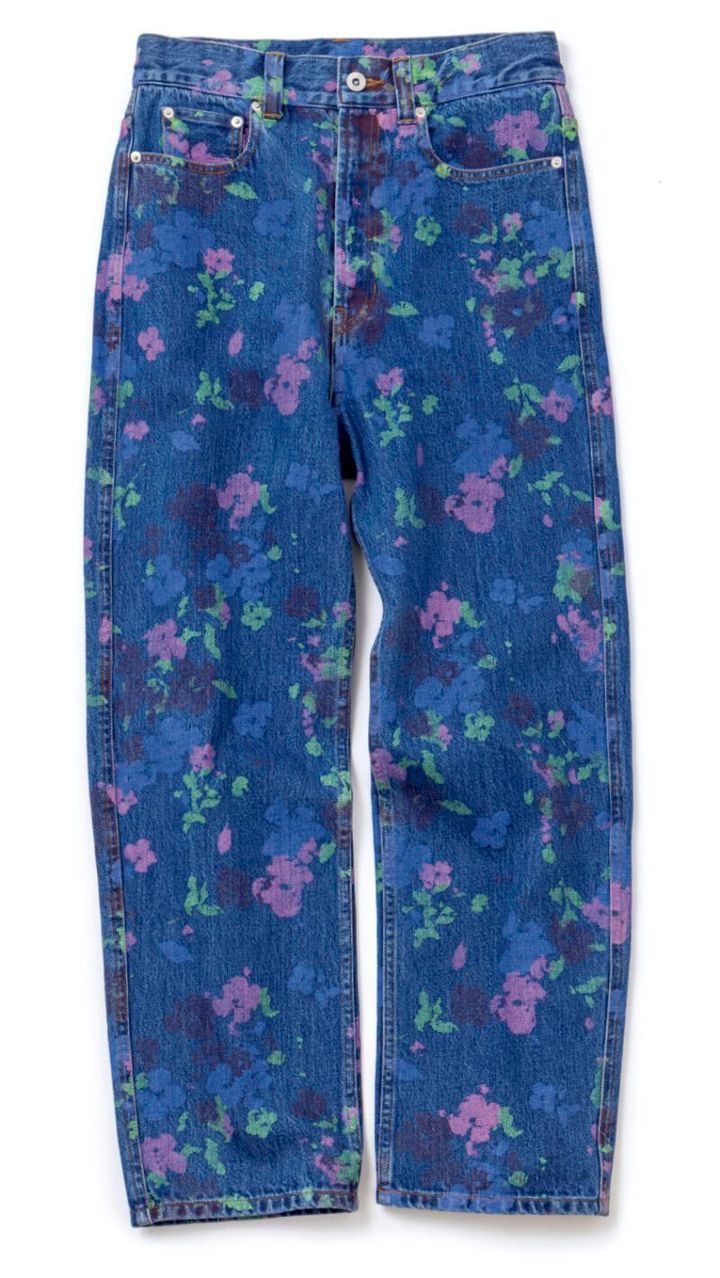 花柄デニム