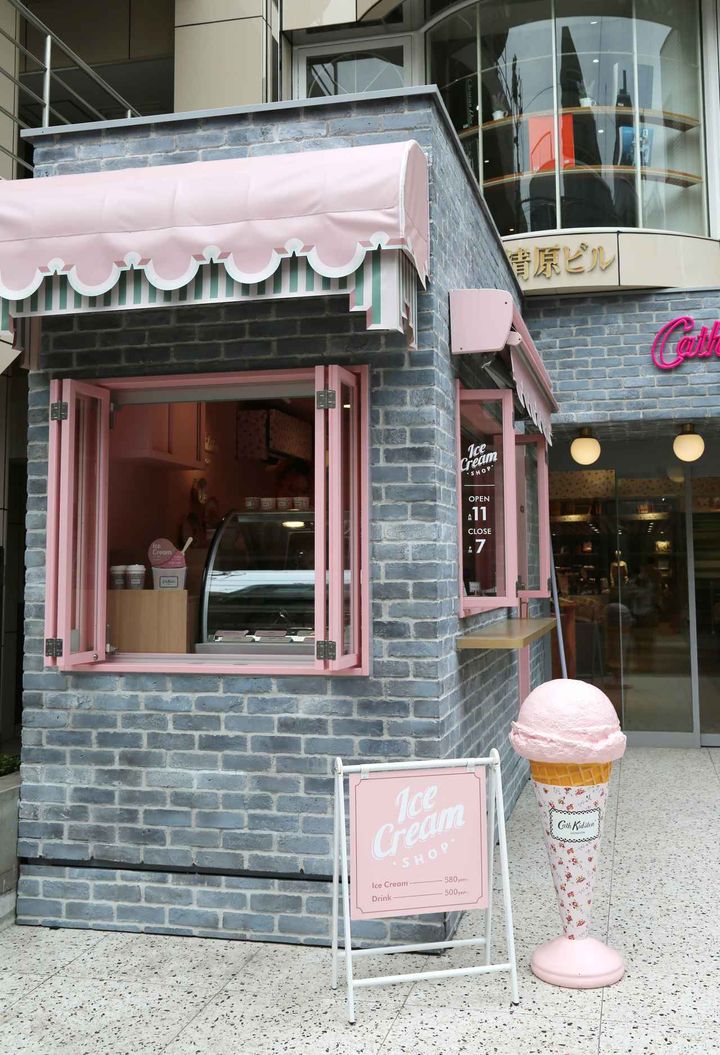 画像2: ショップに併設されたアイスクリーム屋さんで舌鼓