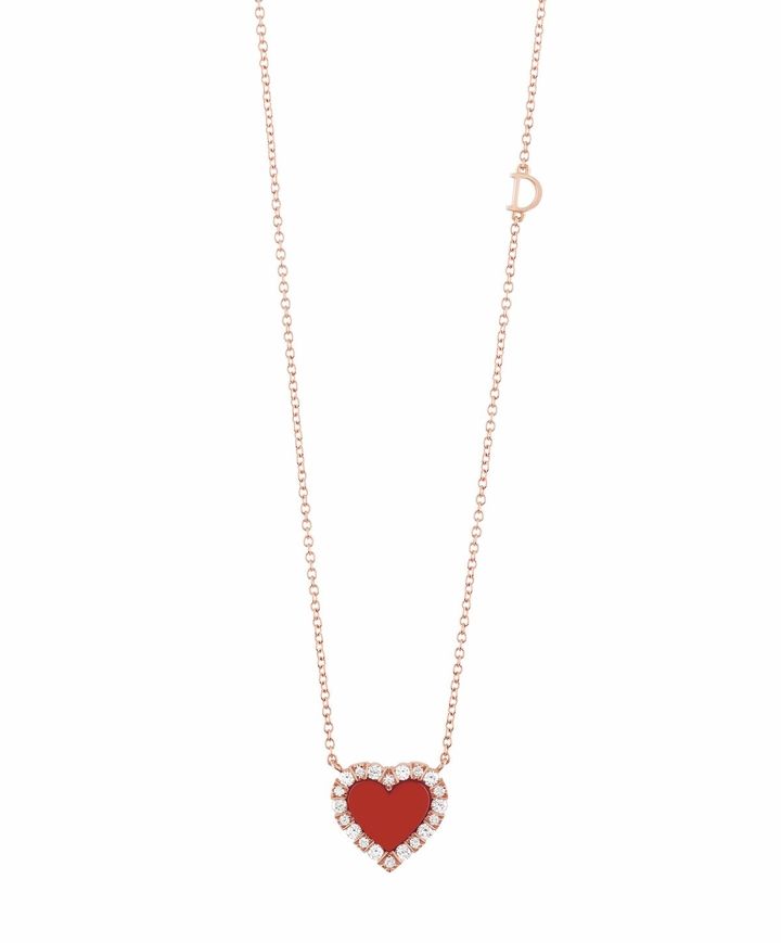 「ベル エポック」ネックレス（PG×カーネリアン×ダイヤモンド）￥642,400