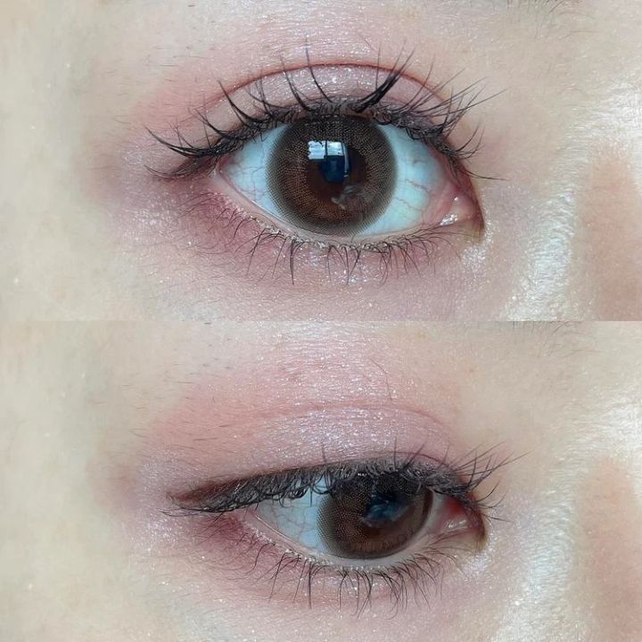 ケイト ポッピングシルエットシャドウ ブルべ MV-1 モーヴポップ メイク