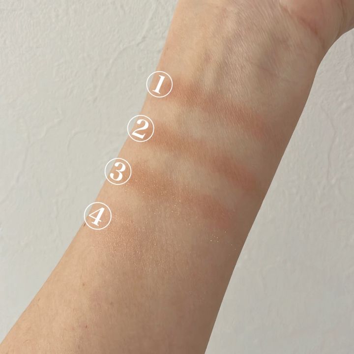 ケイト ポッピングシルエットシャドウ イエベ BR-1 グレージュ ポップ スウォッチ