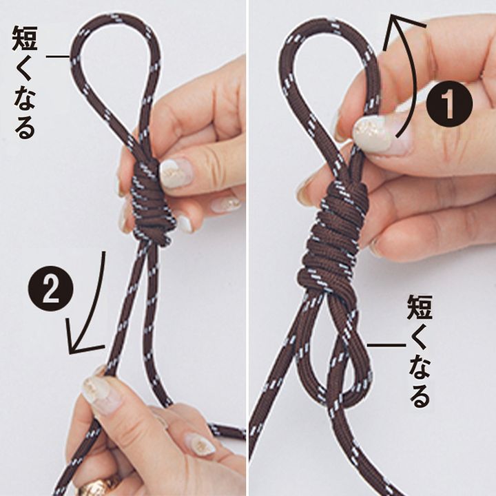 上の輪の大きさを整える