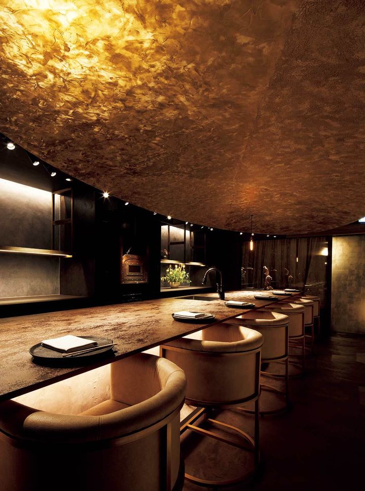 北新地『AUBE』の内観