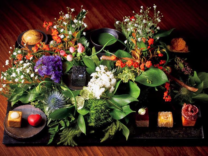 南森町『La Kanro』の日本料理の八寸の『La Kanro』版