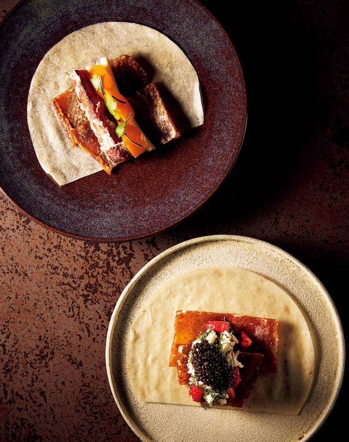 北新地『AUBE』の「北京ダック」