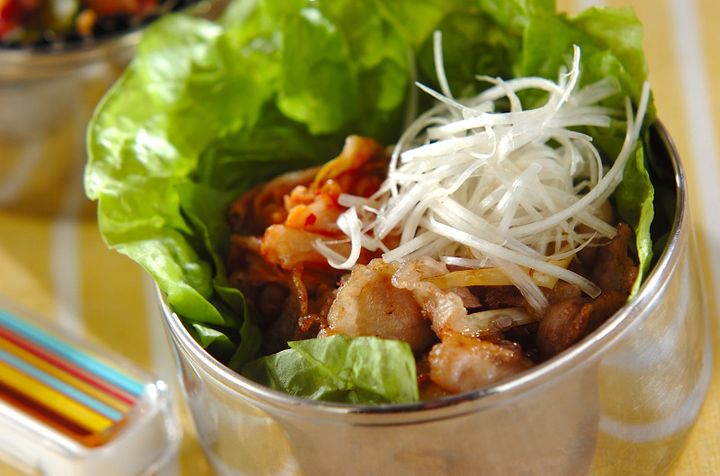 お家で本格！5分で完成サムギョプサル丼 お弁当にも！