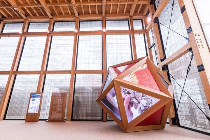 ポメラート大阪・関西万博のイタリア館内