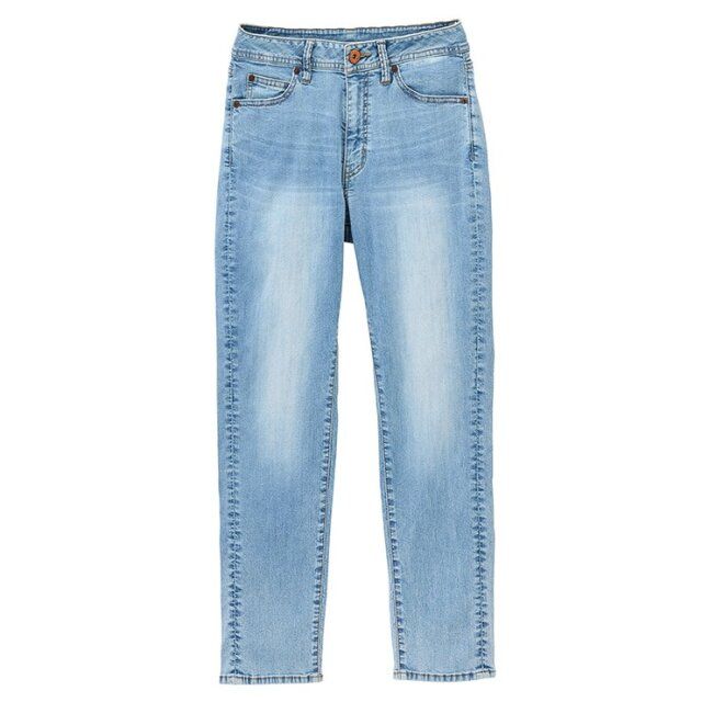 しまむらのストレートデニムパンツ