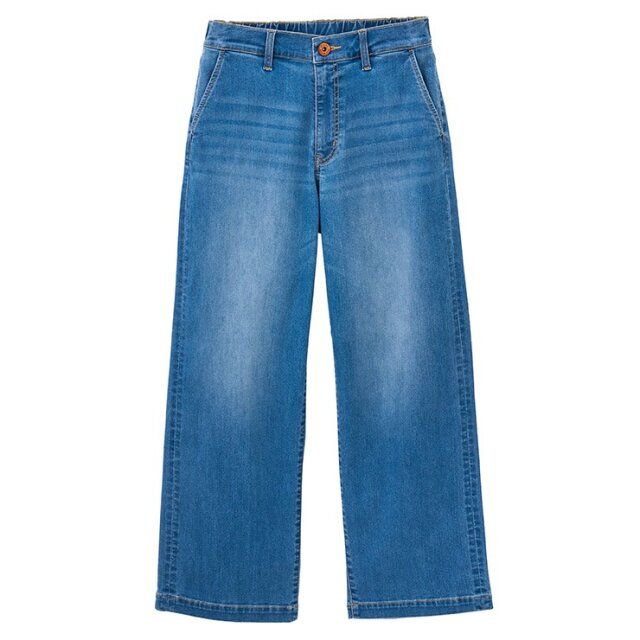 しまむらのワイドデニムパンツ