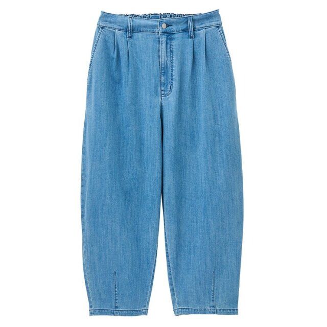 しまむらのコクーンデニムパンツ