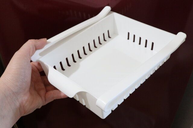 冷蔵庫棚吊り収納ラック デザイン